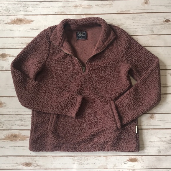 abercrombie sherpa pullover